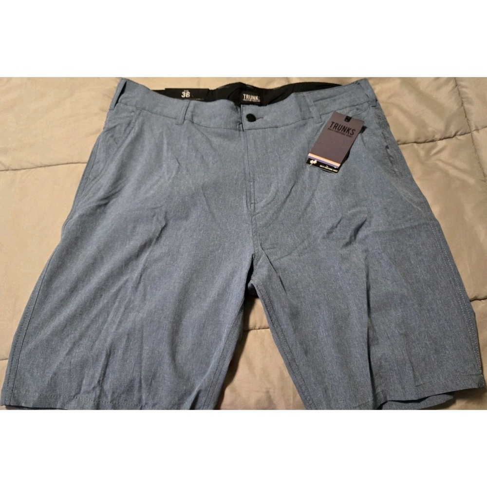 Mens TRUNKS Heather Blue Size 36